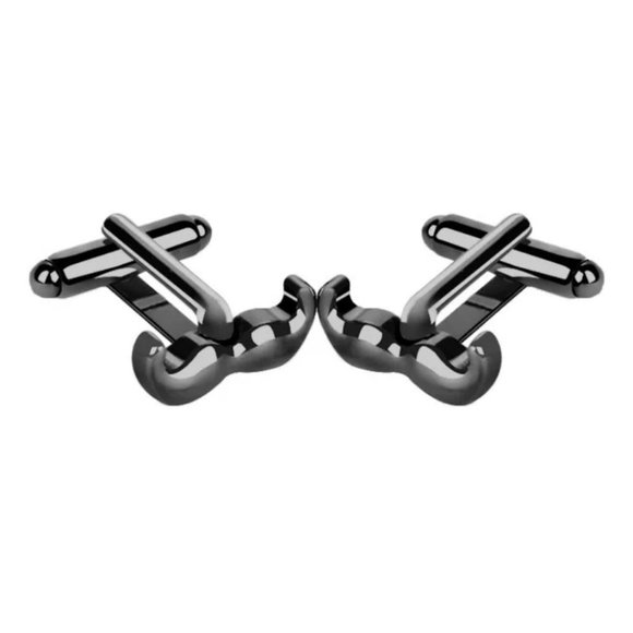 Gentlemen Sexy Mustache Cuff Links - Picture 1 of 3